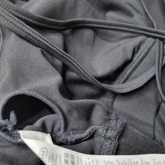 NWT Halara Double Strap Pleated Open Back Yoga Cami Top Built-in Sports Bra✨️M - Picture 11 of 16